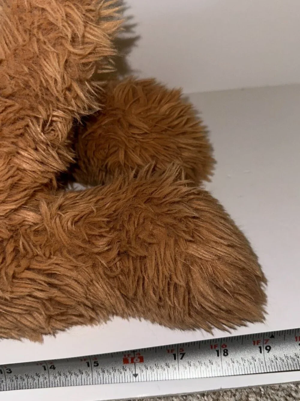 FAO Schwarz Plush Puppy Floppy Doodle Dog brown shaggy fluffy 19